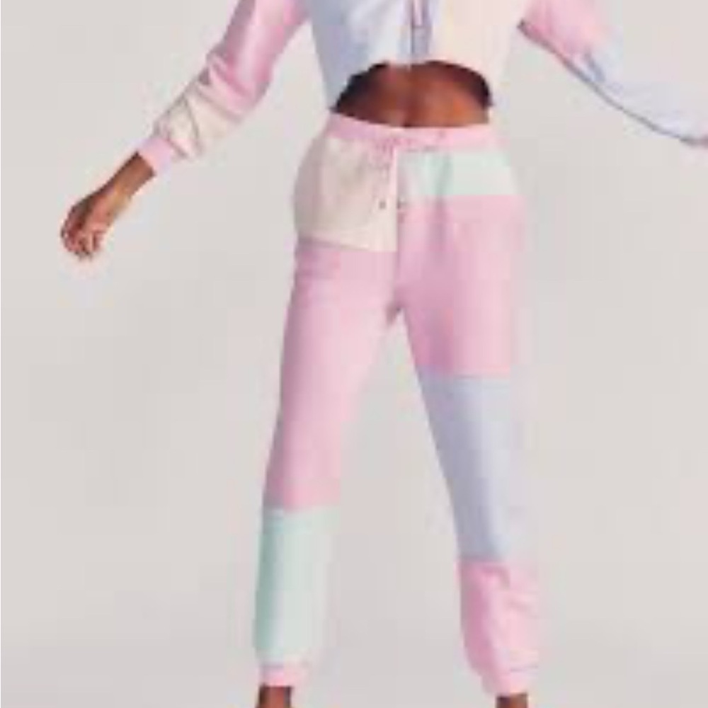 LoveShackFancy Color-Block Joggers - Picture 4 of 12